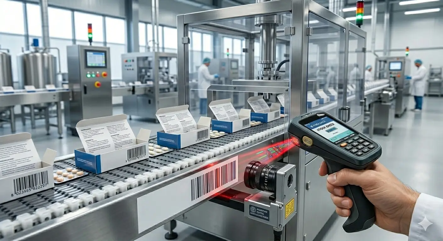 Pharmacode barcode example
